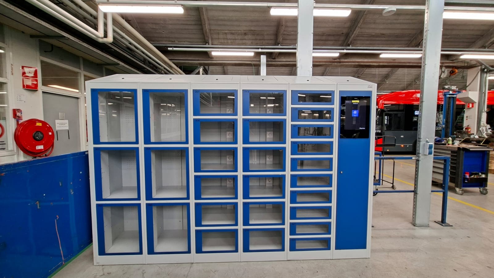 Interne distributie via digitale locker voor tijd- en plaatsonafhankelijke overdracht