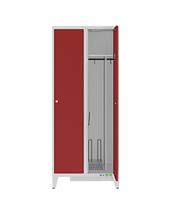 Elektrischer 2-Personen-Trockner mit Trennwand und Timer für nasse Arbeitskleidung