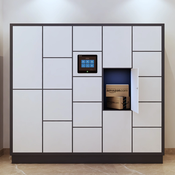 Click & collect pakketlocker met 19 vakken